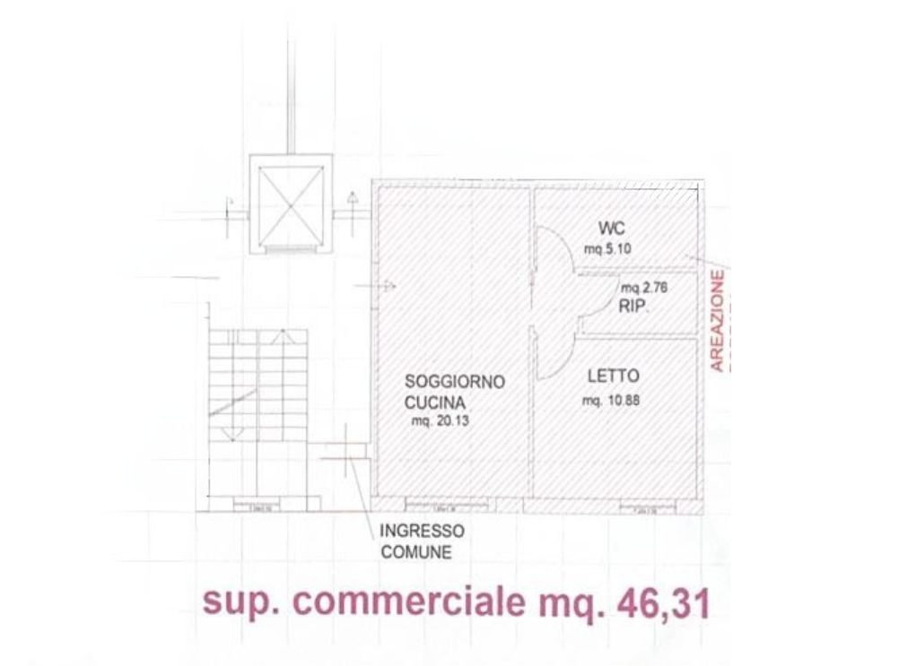 planimetria 46mq